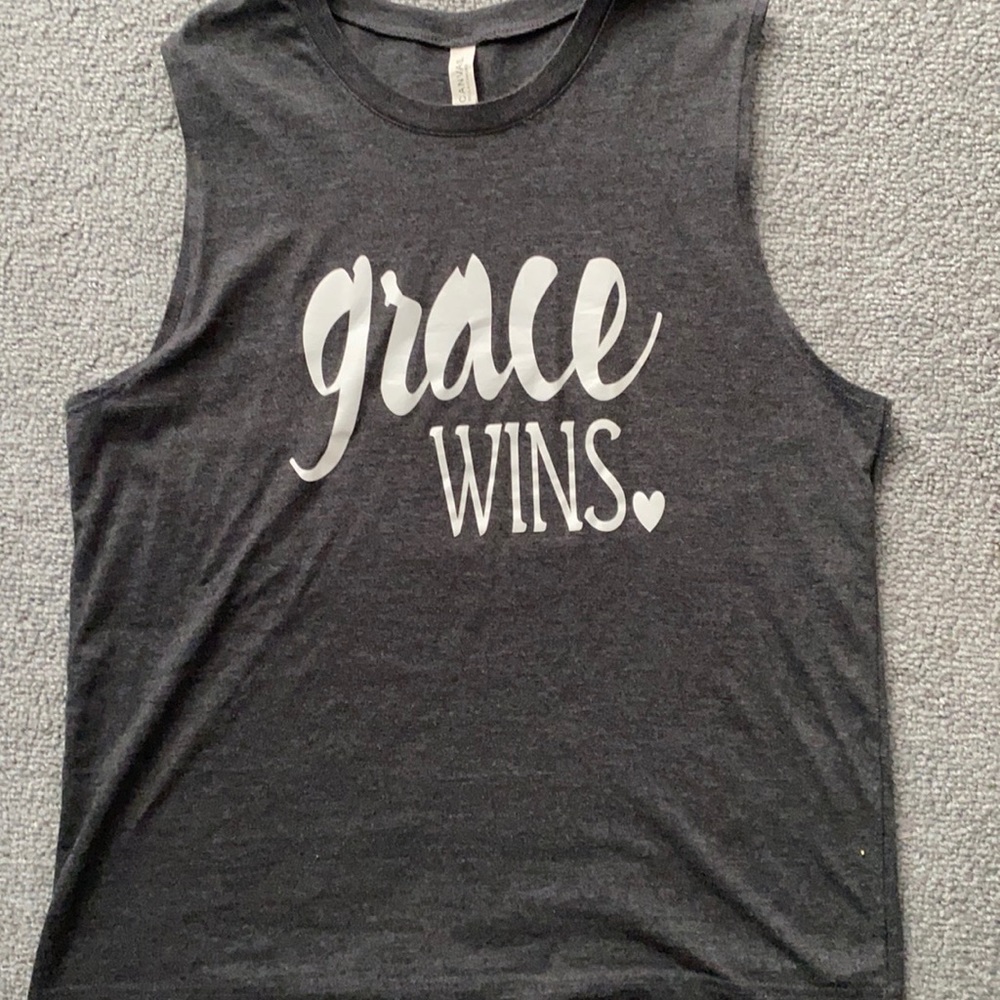 Gray muscle shirt from CANVAS, size Medium